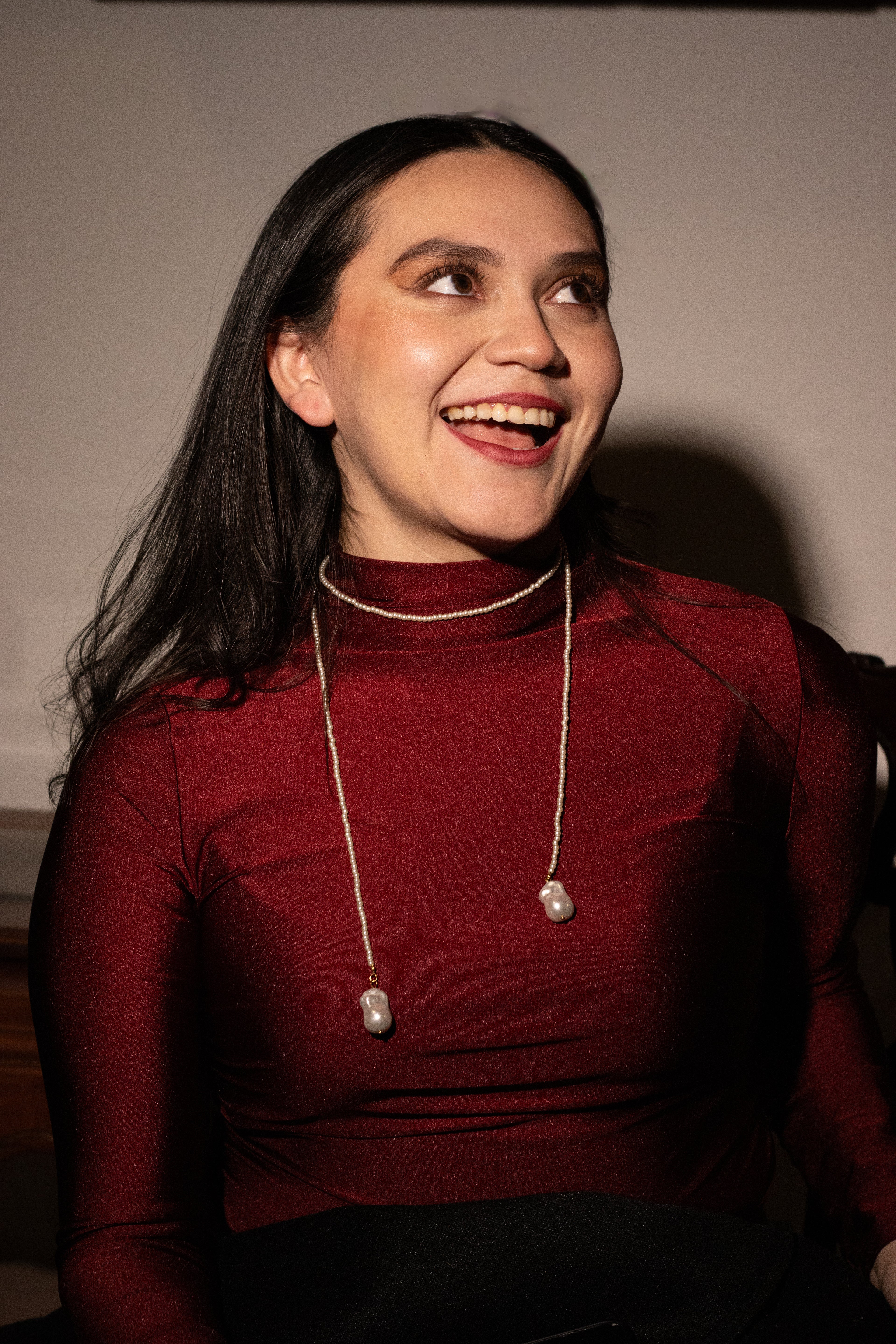 Color stone necklace