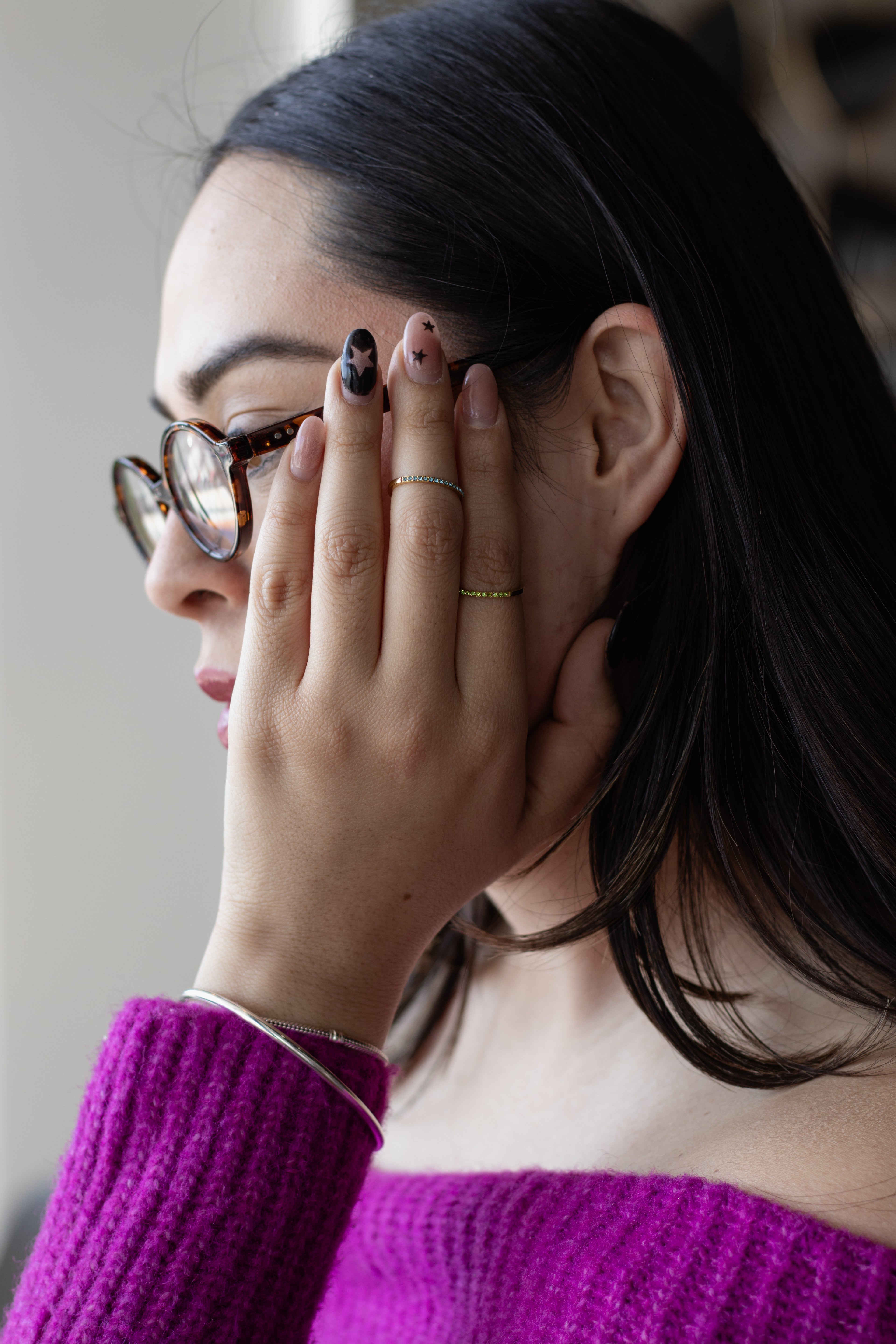 Birthday stone rings